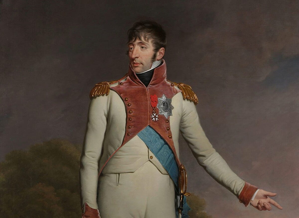 Louis Bonaparte, King of Holland, portrayed by Charles Howard Hodges