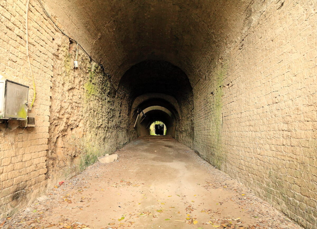 Interior of the Grotta di Cocceio tunnel