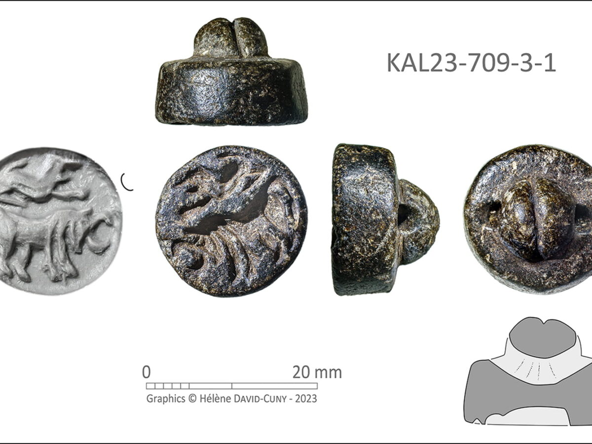 Extraordinary sandstone seal found at Kalba