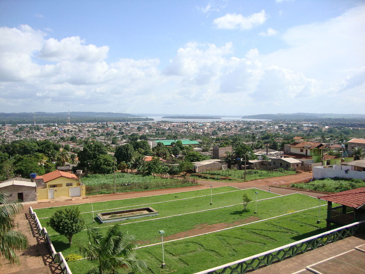 View of the city of Altamira in the Brazilian state of Pará.