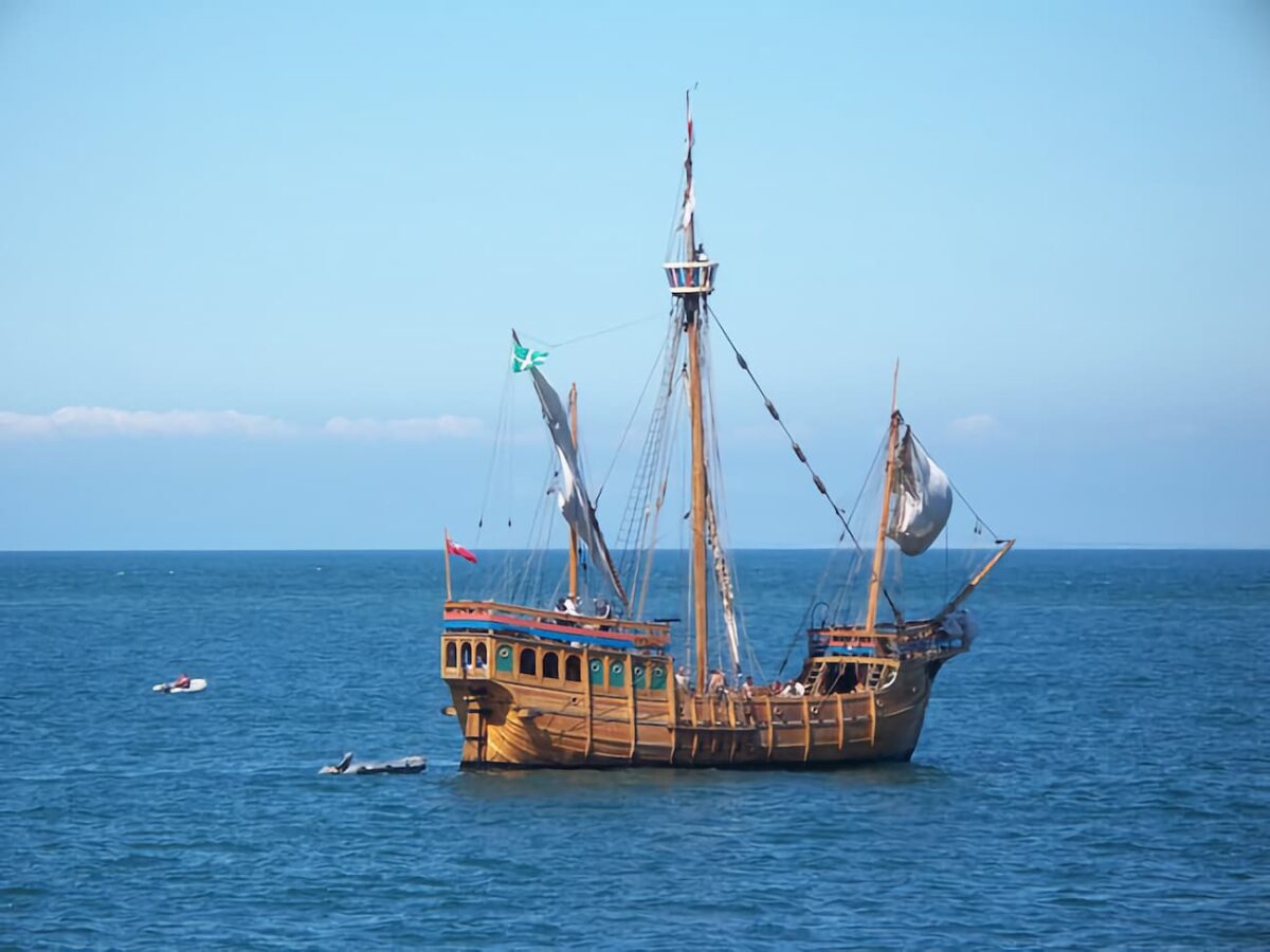 Modern replica of the Matthew, the Cabot's ship.