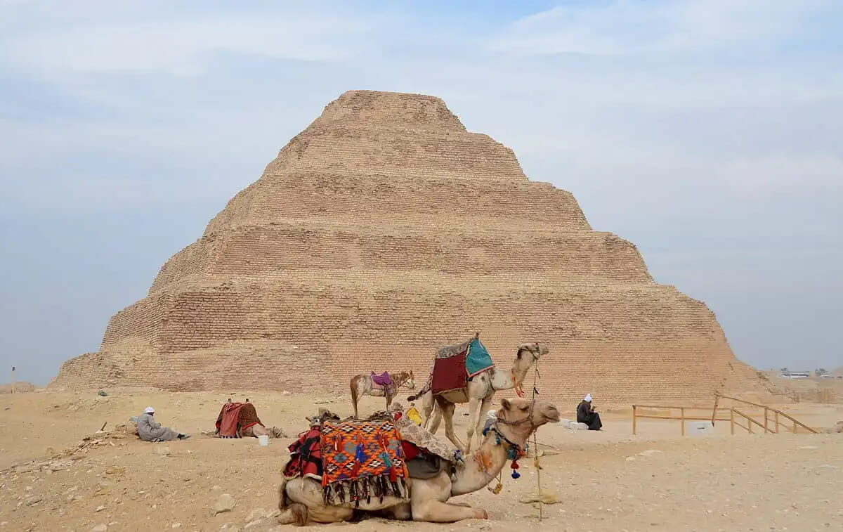 Djoser's stepped pyramid