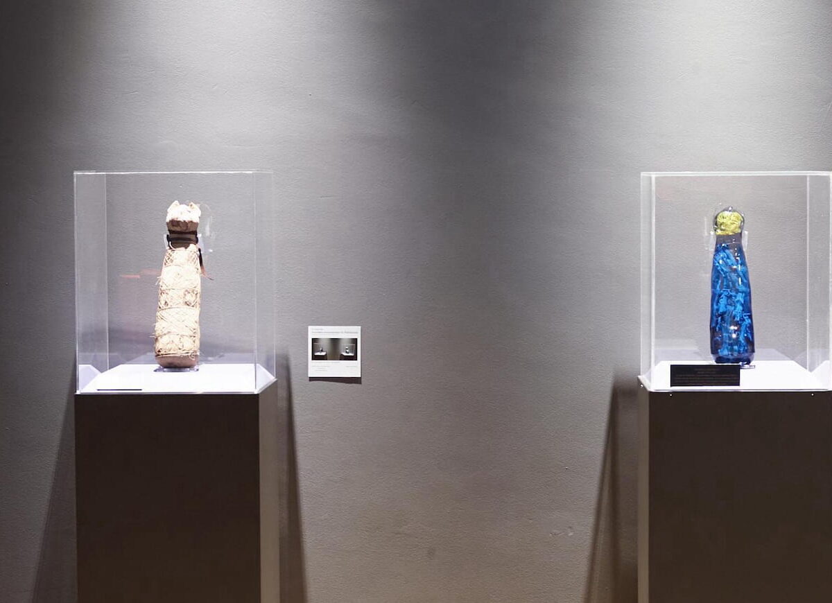 Graphic environment of the virtual reality application "The secret of Bastet": the chat mummy and its 3D printing in transparency at the Museum of Fine Arts in Rennes