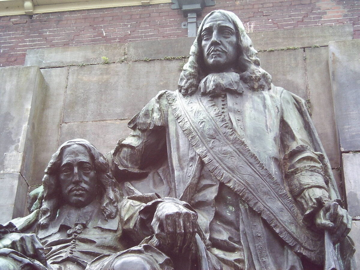 Statue of Johan and Cornelius de Witt.