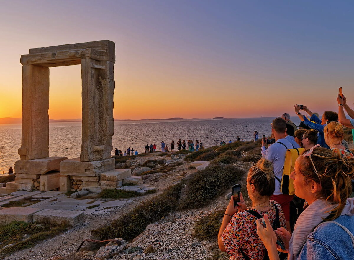 The Portára of the Temple of Apollo in Naxos