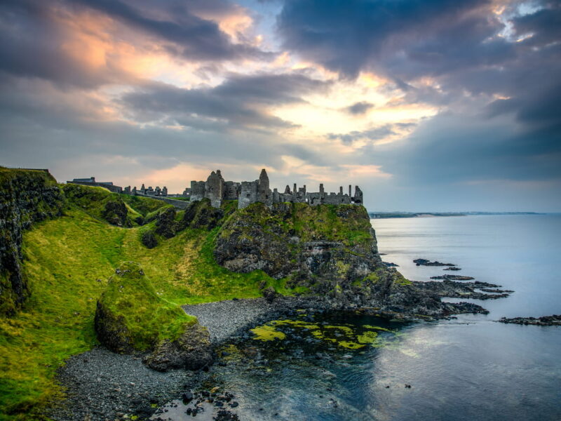 Dunluce, the Spectacular Irish Castle Entirely Surrounded by Cliffs