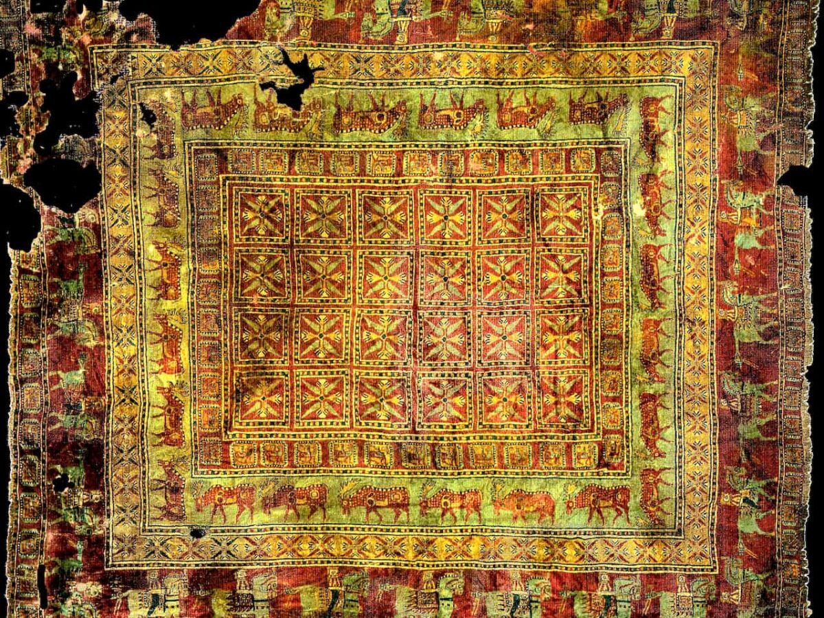 The Oldest Carpet in the World, Found in an Iron Age Tomb